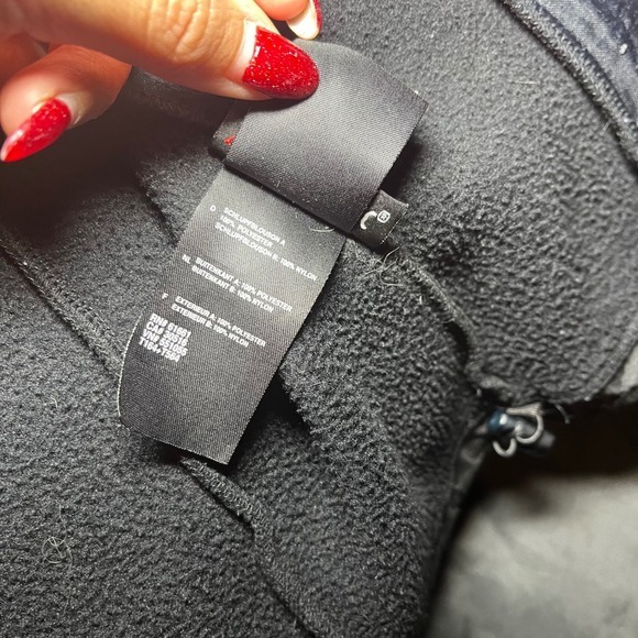 The North Face Women's Denali Fleece Jacket Black Full Zip PolarTec Warm Layer M - Picture 8 of 12